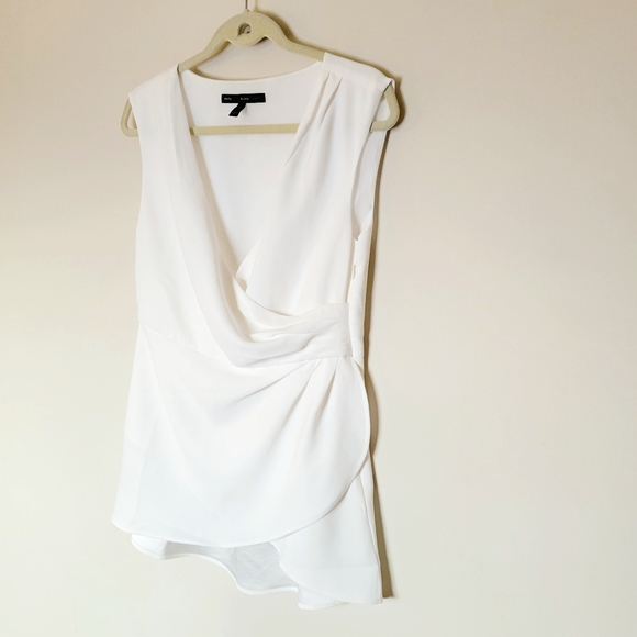 White House Black Market White Sleeveless Top - Picture 6 of 11